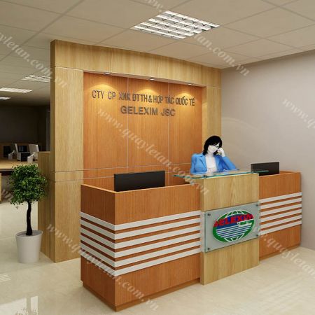 Quầy Lễ Tân Cao Sơn QLTC S03